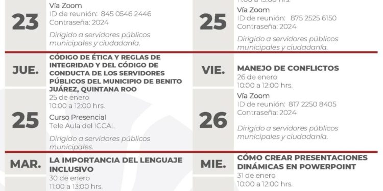 Promueve gobierno de BJ talleres para mejorar desempeño laboral de ciudadanos