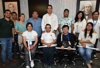 Rector de la UJAT recibe a alumnos de la UNAM que producirán materiales pedagógicos sobre la Reserva de la Biosfera Wanha´.