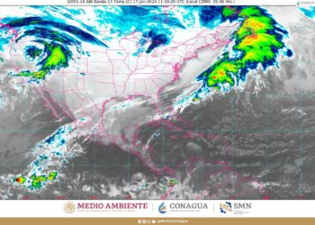 Frente frío Núm 27 provocará lluvia puntuales fuertes en Quintana Roo