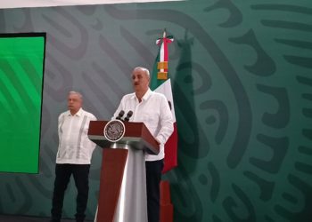 Carlos Merino asegura en la mañanera que la economía de Tabasco continúa creciendo