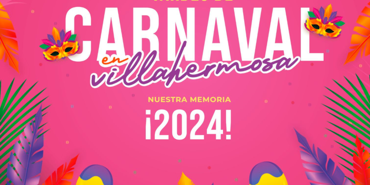 Invita Centro a Tardes de Carnaval en Villahermosa «Nuestra memoria ¡2024!»