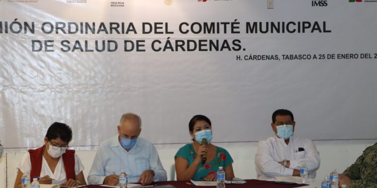 Encabeza alcaldesa de Cárdenas la Primera Sesión Ordinaria del Comité de Salud Municipal 2024