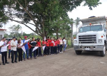 ¡Más obras! Gobierno de Comalcalco inaugura importante obra de pavimentación en la Ranchería Cuxcuxapa
