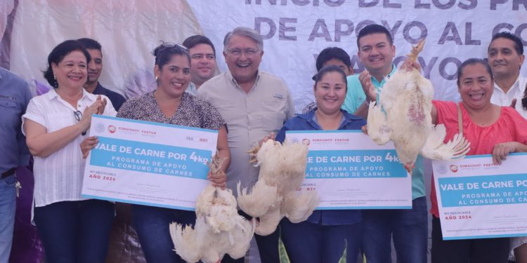 Comalcalco pone en marcha programas de apoyo al consumo de carnes y apoyo al gas doméstico 2024