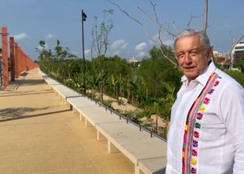 El malecón de Villahermosa será inaugurado a fin de mes, confirma AMLO