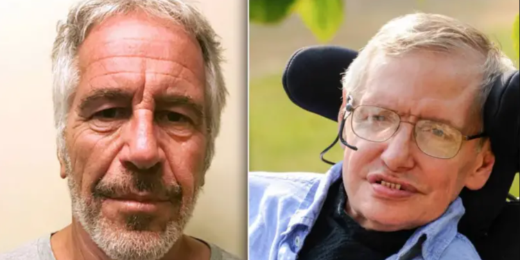 Stephen Hawking aparece en la lista de Epstein