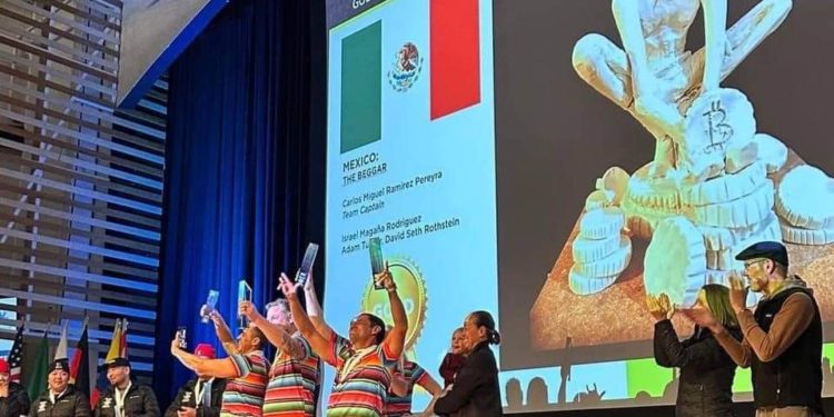 México gana el campeonato Internacional de Escultura de Nieve 2024