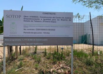 Retraso en la construcción del Centro de Justicia para las Mujeres en Tabasco, una preocupación para la CODEHUTAB