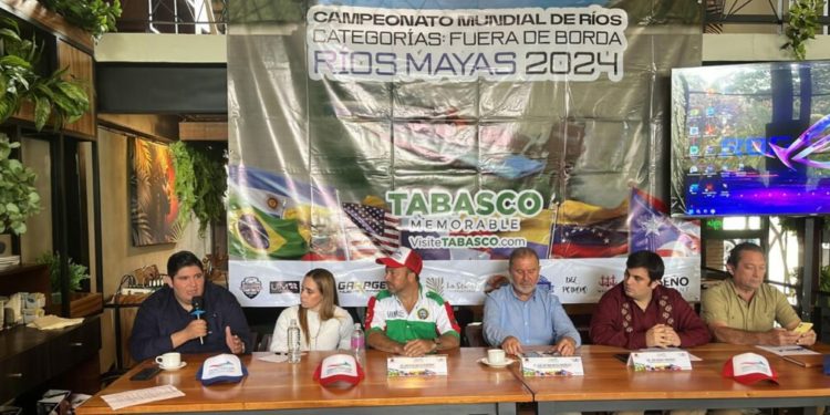 Será Tabasco sede del Campeonato Mundial Fuera de Borda “Ríos Mayas 2024”