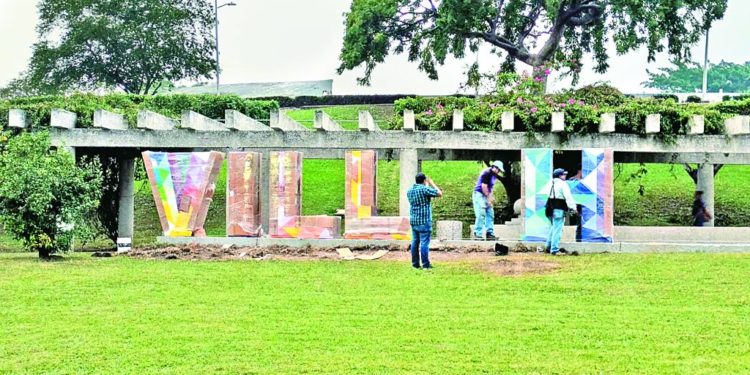 Reubican las letras de Villahermosa al parque La Choca