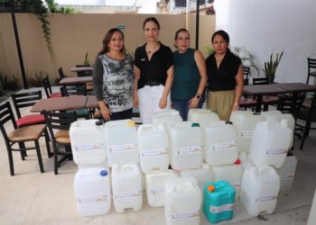 Se suma Voluntariado del Congreso a campaña de Donación de Bidones para recolectar aceite de cocina usado