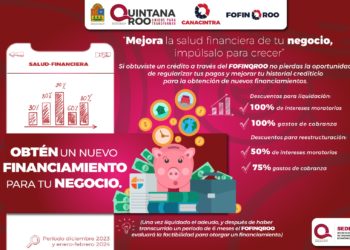 Anuncian SEDE y FOFINQROO condonación y descuentos para regularizar adeudos de MiPyMEs