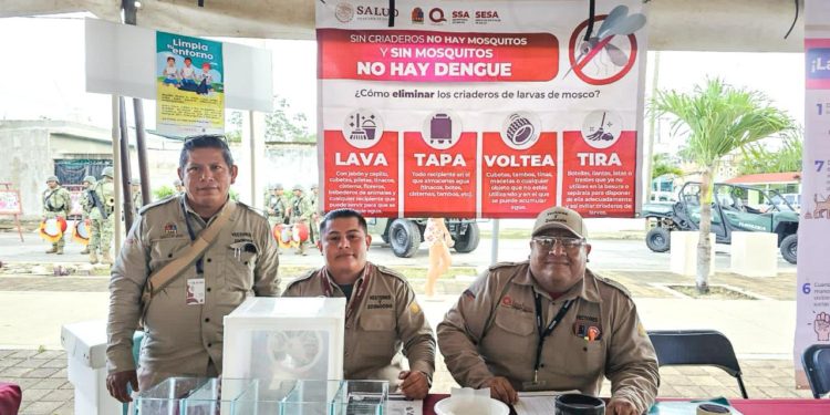 Intensa labor contra el dengue en Quintana Roo
