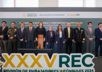 Expone Mara Lezama ante embajadores y cónsules, el desarrollo con justicia social del Tren Maya en Quintana Roo