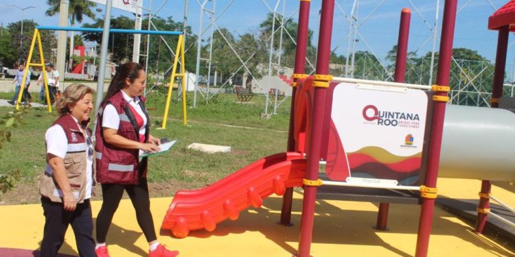 SEOP concluye la rehabilitación del emblemático parque “Aarón Merino Fernández”