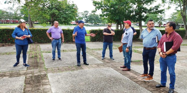 Recorren autoridades e integrantes del Comité de La Feria, instalaciones del Parque Tabasco “Dora María»