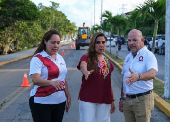 Anuncia Mara Lezama reconstrucción de 3.2 km de la avenida Rafael E. Melgar en Cozumel