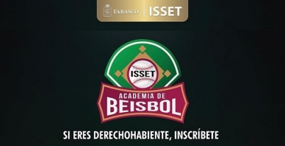 ISSET invita a inscribirte y formar parte de la Academia de Béisbol