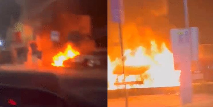 Incendio en estacionamiento de plaza comercial en Paraíso: Rápida intervención evita mayores daños