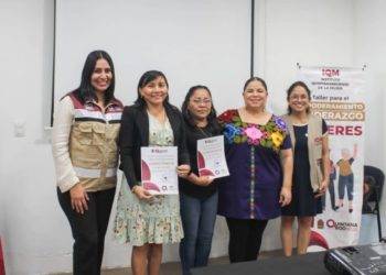 IQM clausura “Taller para el Empoderamiento y Liderazgo de las Mujeres”