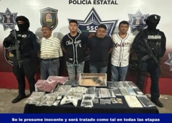 SSC logra el aseguramiento de más de 46 mil narcóticos y armamento en Quintana Roo