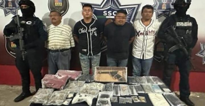 SSC logra el aseguramiento de más de 46 mil narcóticos y armamento en Quintana Roo