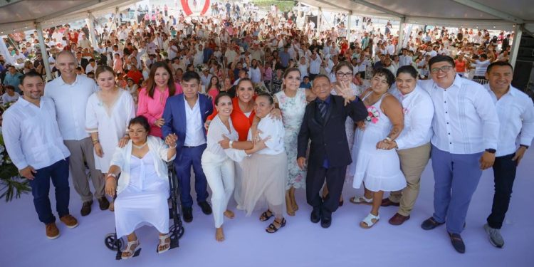 Gobierno de BJ fortalece núcleo familiar con bodas colectivas