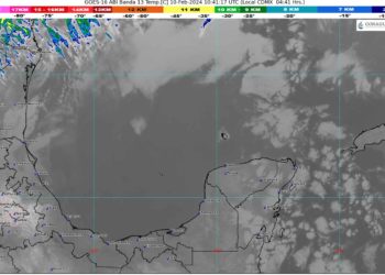 Prevén cielo medio nublado con probabilidad de lluvias aisladas en Quintana Roo
