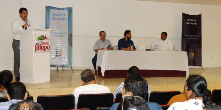 Ponen en marcha Alcalde de Jalapa Obras de Inversión Social Energía Mayakan en beneficio de jalapanecos