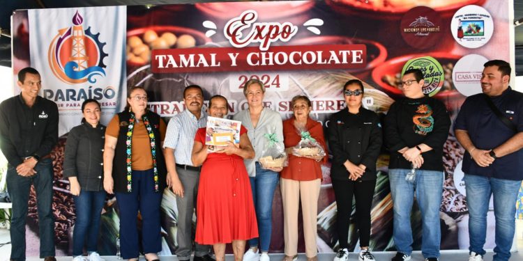 Todo un éxito la expo tamal y chocolate Paraíso 2024