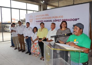 Celebran apertura del nuevo mercado público de Cunduacán “Andrés Manuel López Obrador”