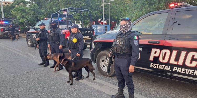 Refuerza la Unidad K9 de la #SSC operativos y recorridos de vigilancia