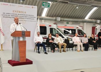 Recibe Tabasco de Beneficencia Pública Federal, ambulancias y apoyos médicos por 92 mdp