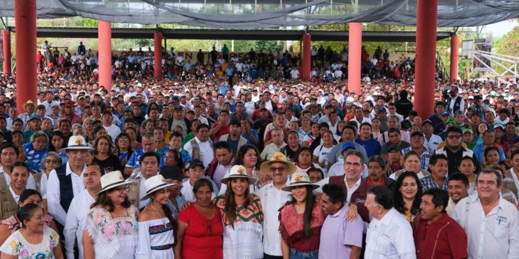 Apertura Mara Lezama el Foro Sembrando Vida para transformación de comunidades y ejidos en el sur