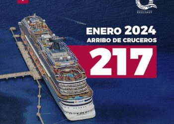 Llegada de cruceros a Quintana Roo supera récord tras pandemia
