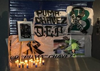 Fanáticos del FC Juárez despiden al futbolista Diego Chávez tras sufrir un aparatoso accidente automovilístico