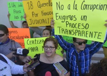 Manifestantes denuncian fraude en venta de terrenos y exigen acción
