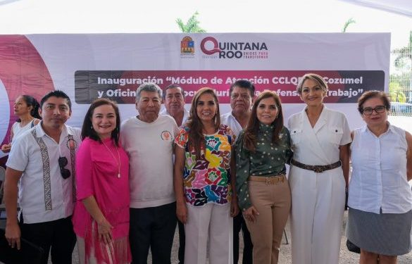 Acerca Mara Lezama justicia laboral a trabajadores y empresarios de Cozumel