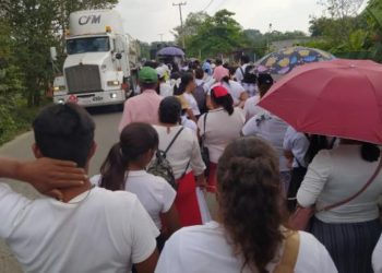 Marcha multitudinaria en Huimanguillo exige paz y tranquilidad