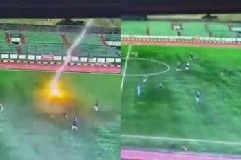 Futbolista pierde la vida tras ser impactado por un rayo en pleno juego en Indonesia
