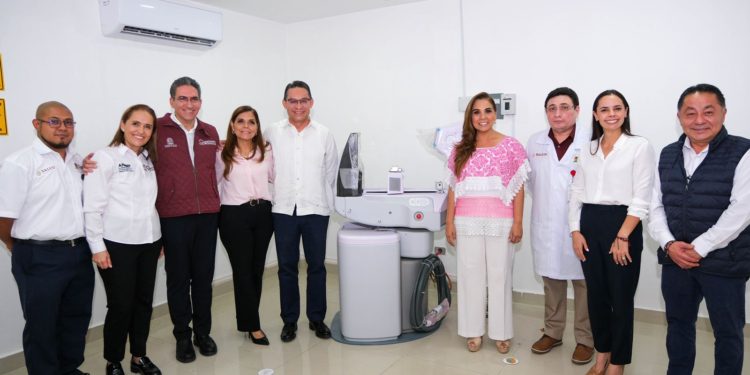 Entregan Mara Lezama y Beneficencia Pública mastógrafos y apoyos funcionales