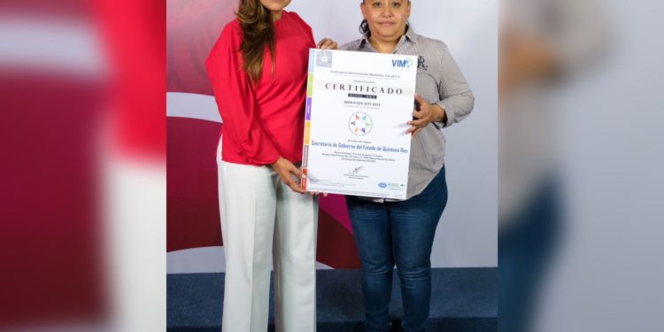 Obtiene Quintana Roo Certificación Oro en materia de igualdad y no discriminación laboral