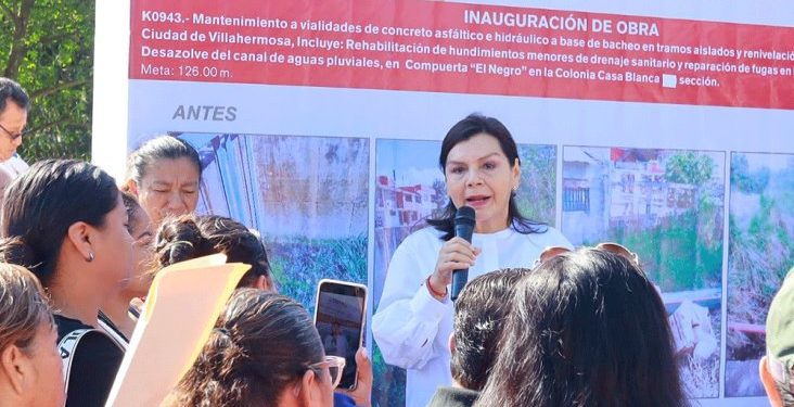 Reconstruye Centro 2.2 km de pavimento en la vía Villahermosa-La Isla y mejora la movilidad