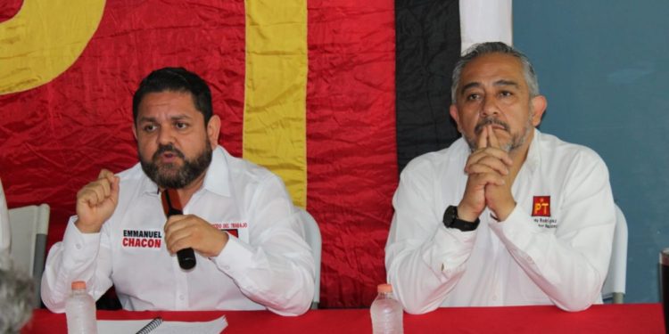 El Partido del Trabajo presentan a Emmanuel Chacón como su primer y único candidato en la contienda electoral