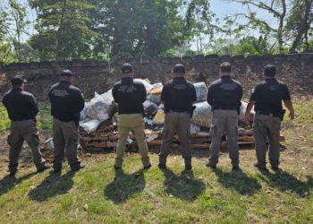 FGR incinera casi una tonelada de droga en Tabasco