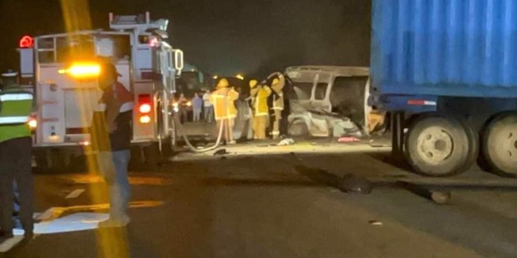 Registran 9 fallecidos tras fatal accidente en la carretera 307 de Carrillo Puerto