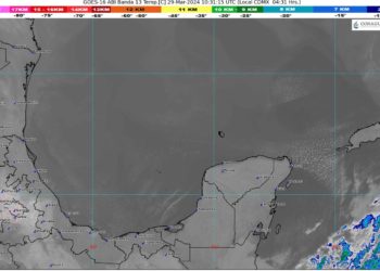Prevén cielo parcialmente nublado en Quintana Roo