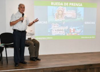 Presentan programa de la FIL UJAT 2024 y Festejos Juaristas
