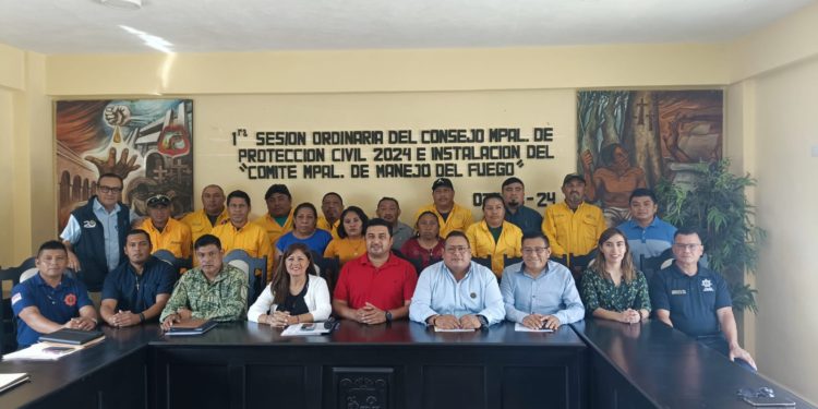 Instalan Comité de Manejo de Fuego 2024 de Felipe Carrillo Puerto: COEPROC