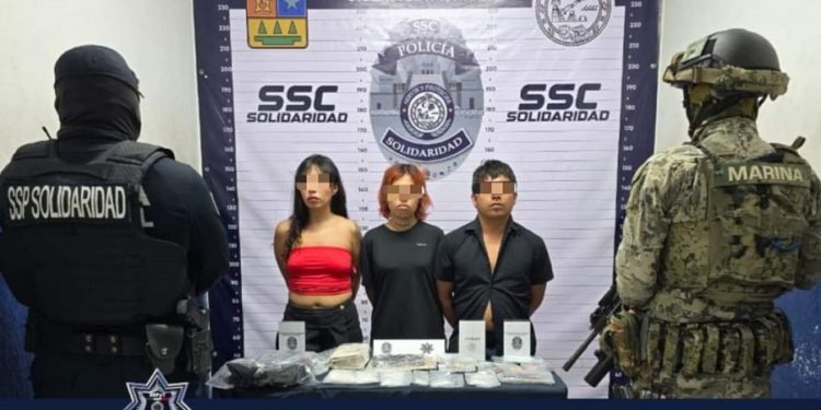 Detienen a narcóticos en fraccionamiento Xcacel, Playa del Carmen